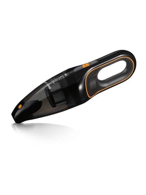 Philips Håndstøvsuger Mini Vac FC6149 - vacuum cleaner - cordless - handheld - deep black with orange accents