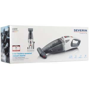 SEVERIN Håndstøvsuger HV 7146 - vacuum cleaner - cordless - handheld - white/grey/red