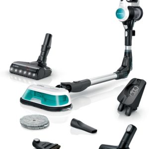 Bosch Genopladelig 2 i 1 støvsuger og moppe Unlimited 7 ProHygienic Aqua Hvid BCS71HYG1