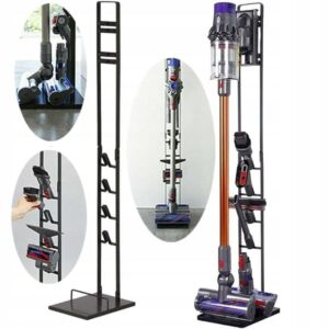 Stativ til Dyson Ledningsfri Støvsuger - Solid Metal | 4 Mundstykker | Kompatibel med V10, V11, V15