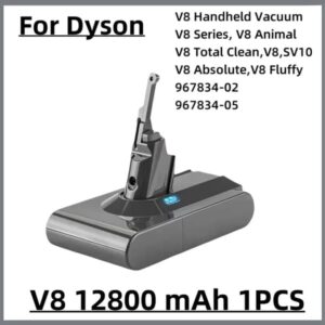 Støvsuger genopladeligt batteri til Dyson V6 V7 V8 V10 V11 V15 Series SV07 SV09 SV10 DC62 Absolute Fluffy Animal Pro Bateria